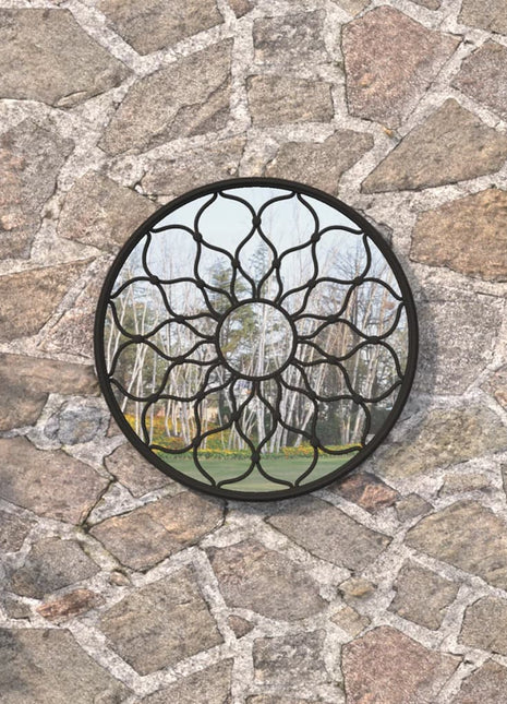 Tuinspiegel Rond Ijzer Kleurig