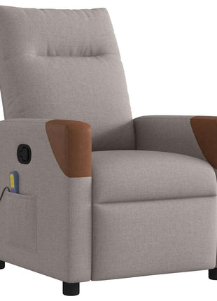 Massagestoel Verstelbaar Stof Taupe